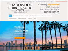 Tablet Screenshot of chiroboca.com
